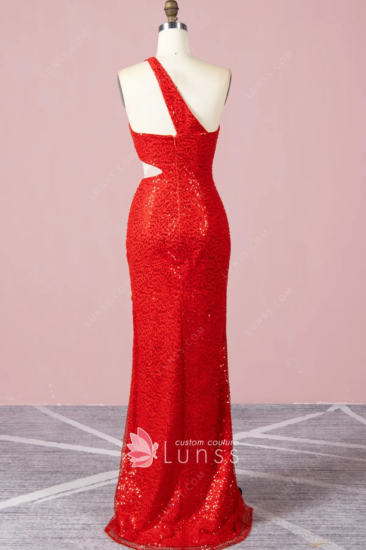 floor length skirt with side thigh high slit red sequin prom dress floor length skirt with side thigh high slit red sequin prom dress