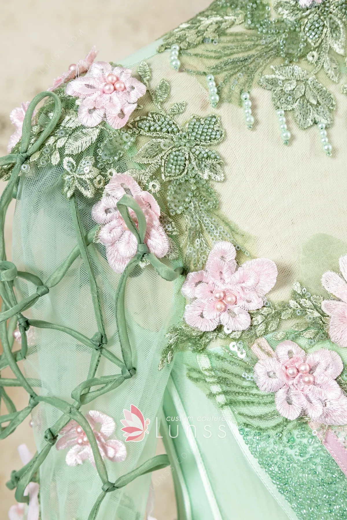 beaded 3d flower dress beaded 3d flower dress