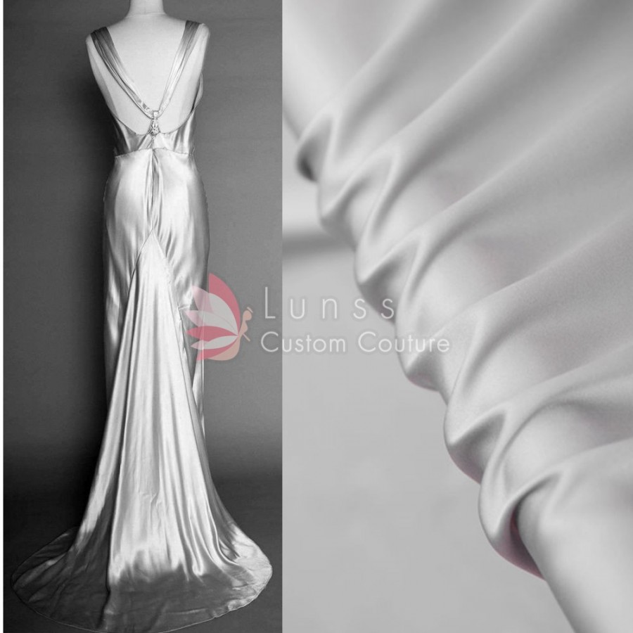 Silk satin fabric by the yard Silk satin fabric by the yard