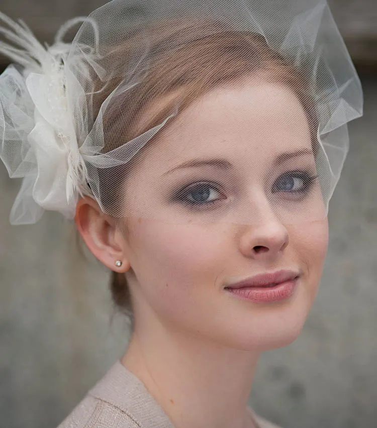 illusion tulle bandeau veil illusion tulle bandeau veil