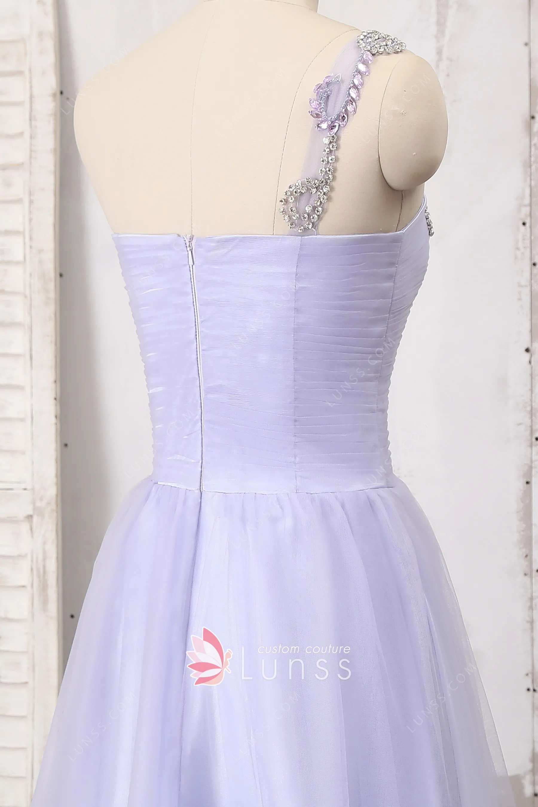 pleated lavender tulle dress pleated lavender tulle dress