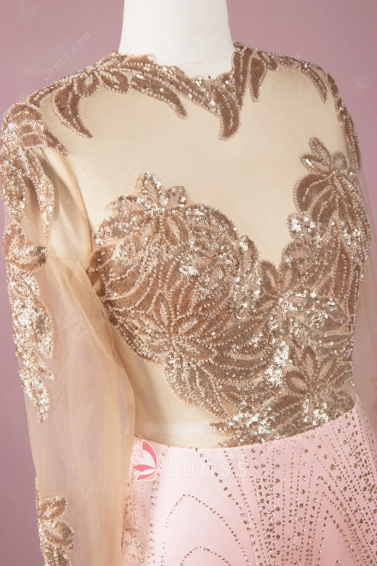 unique rose gold sequin top unique rose gold sequin top